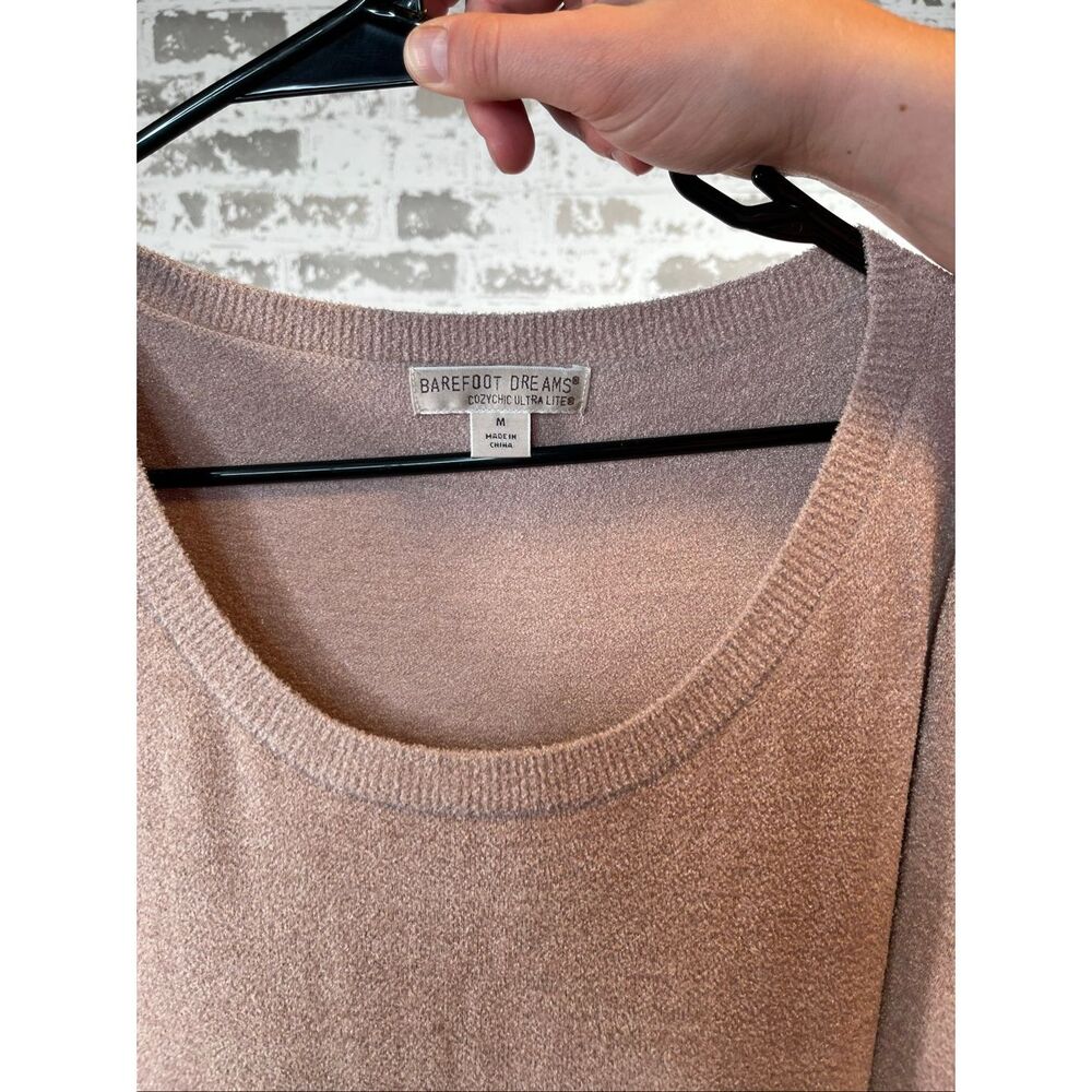 Barefoot dreams | women cozy chic ultra lite scoop neck sweater - Picture 2 of 9